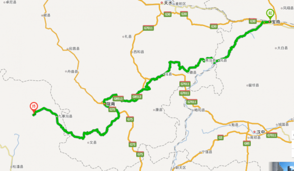 宝鸡到九寨沟多少公里路（宝鸡到九寨沟多少公里路程）-图1