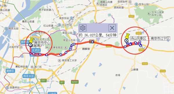 南京汤泉到上海多少公里（上海去南京汤山温泉交通）-图2