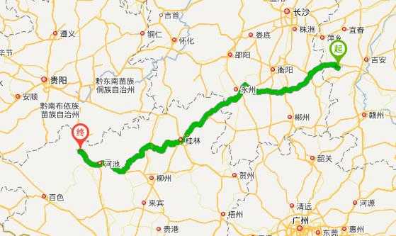 广西柳州到永安有多少公里（柳州到永州有多远）-图1