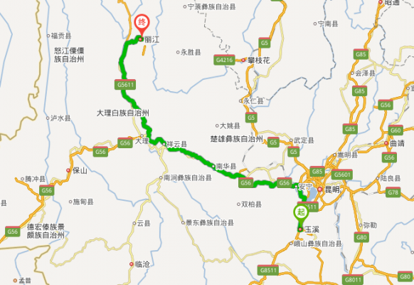 丽江离鑫旅馆多少公里（丽江出发最佳路线）-图1