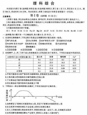 理综选择一题多少分（理综选择题多少分一题）-图1