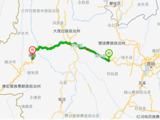 云南保山到酒店多少里路（保山到保山机场多少公里）-图3